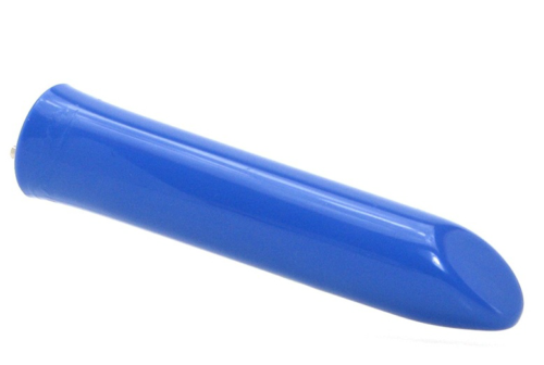 Синий перезаряжаемый вибратор Tango Blue USB rechargeable - 9 см. - 2