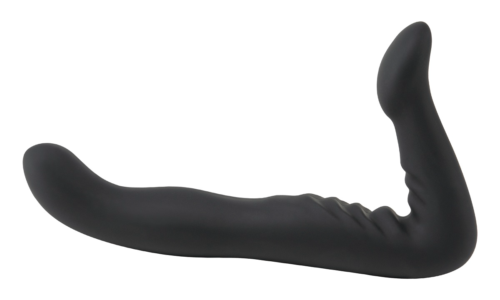 Черный безремневой страпон 8 Strapless Strap-On - 20,3 см. - 3