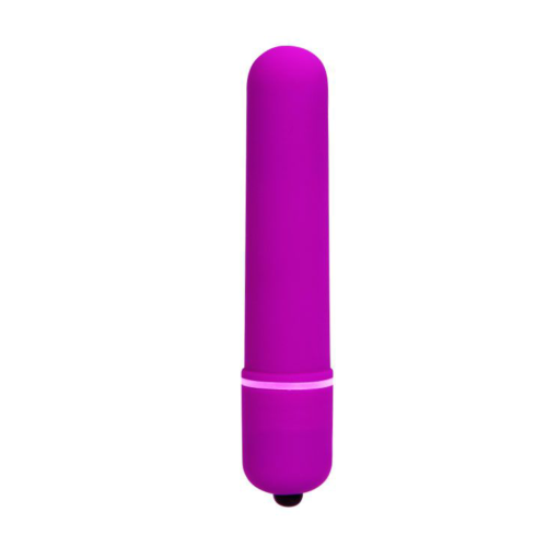 Фиолетовая вытянутая вибропуля - 10,2 см. - 1