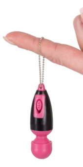 Мини-вибратор Key Ring Vibe в виде брелка - 6,5 см. - 2