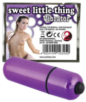 Фиолетовая вибропуля Sweet Little Thing - 7 см. - 0