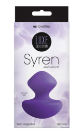 Фиолетовый универсальный вибромассажер Luxe Syren Massager - 1