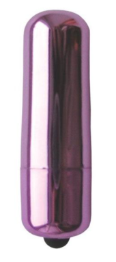 Фиолетовая гладкая вибропуля Erowoman-Eroman - 5,5 см. - 0