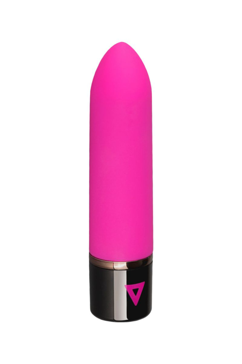 Розовый силиконовый мини-вибратор Lil Bullet - 10 см. - 1
