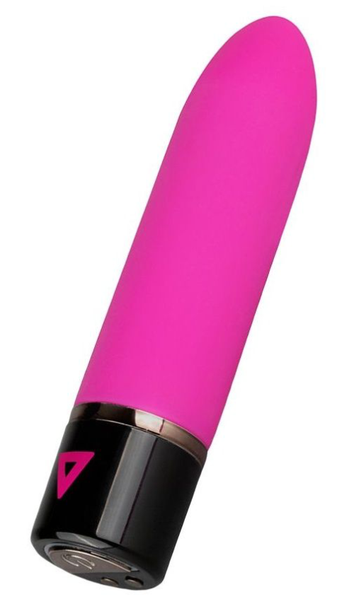 Розовый силиконовый мини-вибратор Lil Bullet - 10 см. - 0