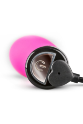 Розовый силиконовый мини-вибратор Lil Swirl - 10 см. - 8