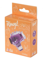Фиолетовая насадка на палец Rings Chillax - 1