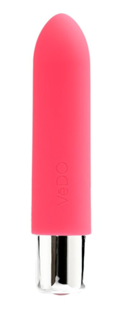 Розовая вибропуля VeDO Bam Mini - 9,5 см. - 1