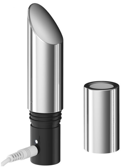 Серебристый мини-вибратор Love Bullet - 8,4 см. - 3