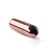 Золотистая вибропуля Rosy Gold Bullet Vibrator - 7,5 см. - 2