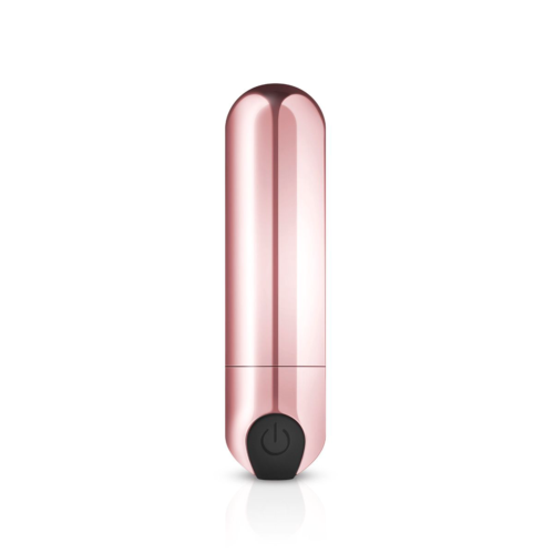 Золотистая вибропуля Rosy Gold Bullet Vibrator - 7,5 см. - 0