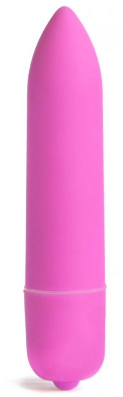 Розовая вибропуля X-Basic Long Bullet-10 speeds - 9 см. - 0