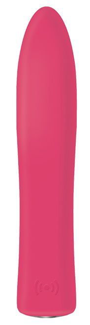 Розовая вибропуля SENSOR TOUCH BULLET - 12 см. - 0