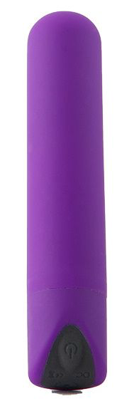 Фиолетовый мини-вибратор POWERFUL BULLET - 0