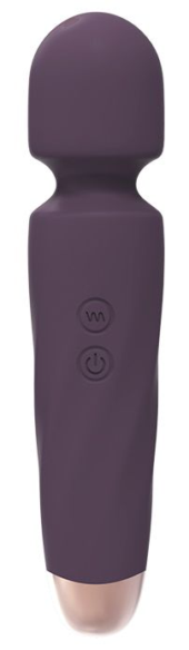 Фиолетовый вибромассажёр NOMIA - 19,5 см. - 0