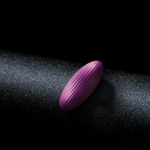 Фиолетовый клиторальный стимулятор Edeny с управлением через приложение - 3