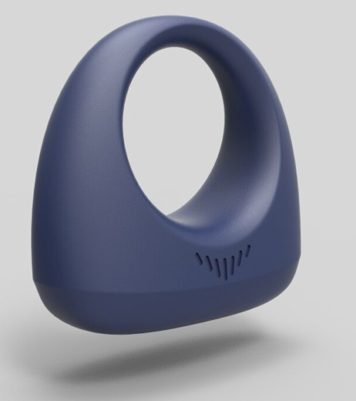 Синее эрекционное smart-кольцо MAGIC MOTION DANTE - 2