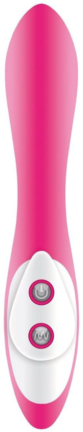 Розовый вибростимулятор простаты LArque Prostate Massager - 17,8 см. - 1