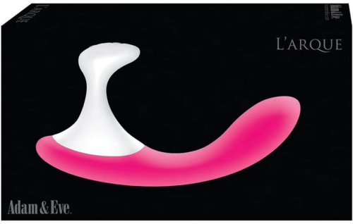 Розовый вибростимулятор простаты LArque Prostate Massager - 17,8 см. - 2