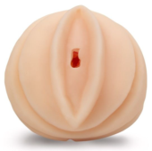 Телесный мастурбатор-вагина с узеньким входом - 1