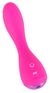 Розовый силиконовый вибратор G-Punkt-Vibrator - 16,7 см. - 0