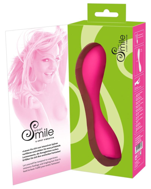 Розовый силиконовый вибратор G-Punkt-Vibrator - 16,7 см. - 3