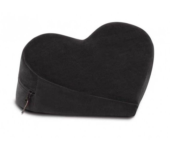 Черная вельветовая подушка для любви Liberator Retail Heart Wedge - 0