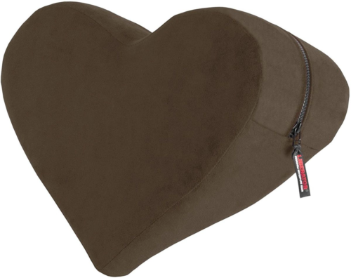 Кофейная подушка для любви Liberator Retail Heart Wedge - 0