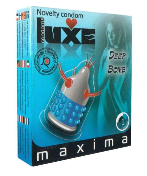 Презерватив LUXE Maxima Глубинная бомба - 1 шт. - 0