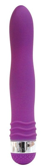 Фиолетовый эргономичный вибратор Sexy Friend - 17,5 см. - 0