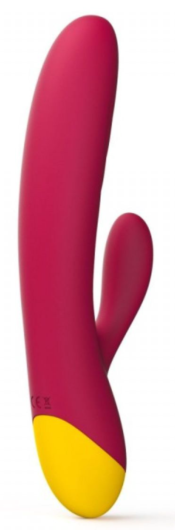 Ярко-розовый вибратор-кролик Romp Jazz - 21 см.