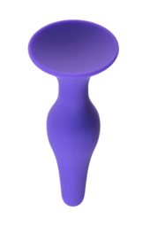 Фиолетовая анальная пробка - 12,5 см. - 4