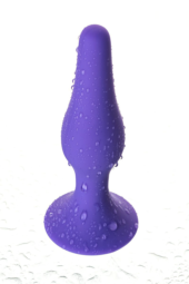 Фиолетовая анальная пробка - 12,5 см. - 6