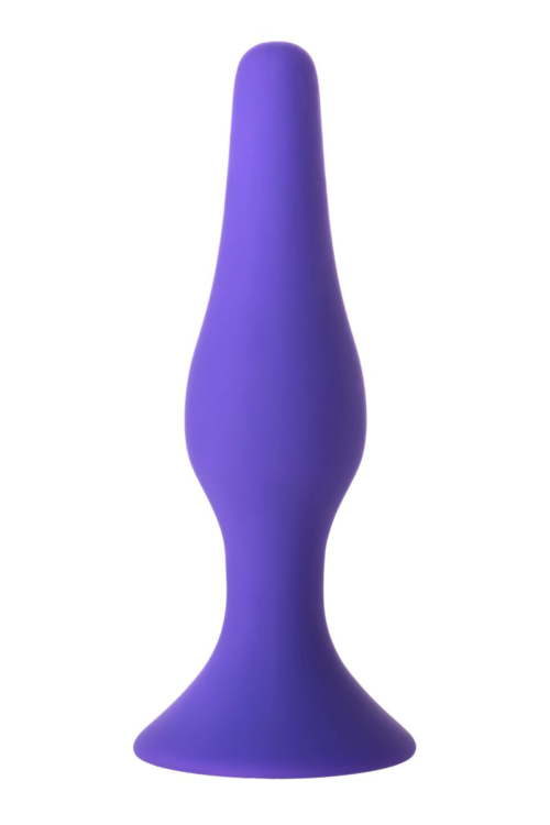 Фиолетовая анальная пробка - 12,5 см. - 3
