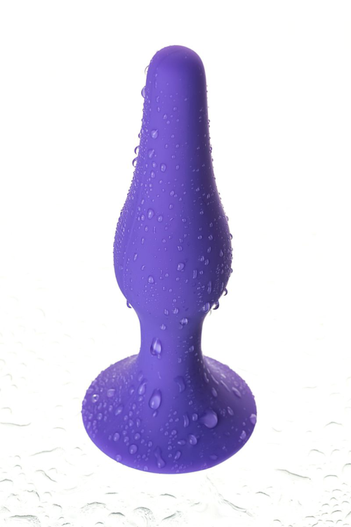Фиолетовая анальная пробка - 12,5 см. - 6