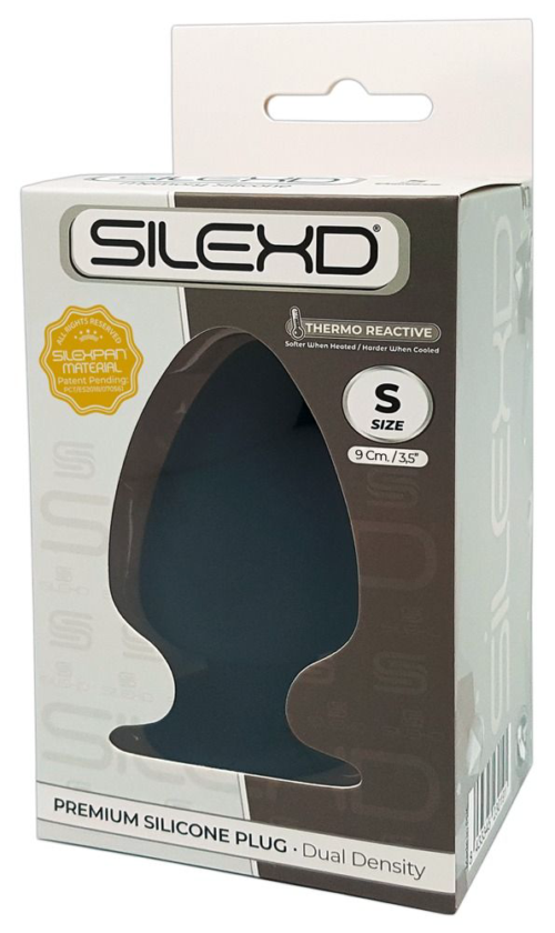 Черная анальная втулка Premium Silicone Plug S - 9 см. - 1