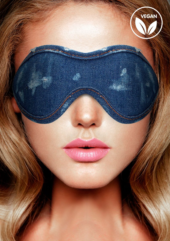 Синяя джинсовая маска на глаза Roughend Denim Style - 2