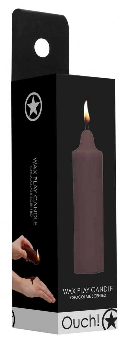 Восковая BDSM-свеча Wax Play с ароматом шоколада - 1