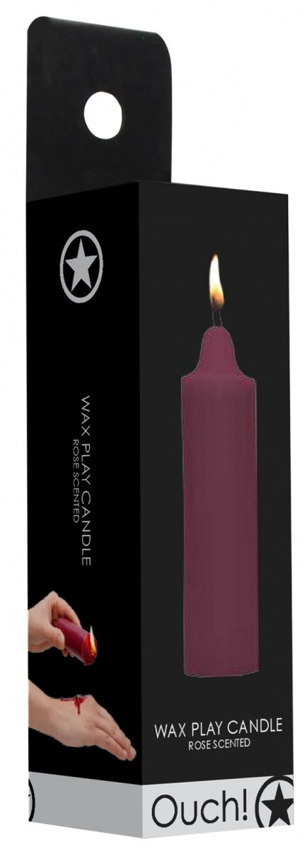Восковая BDSM-свеча Wax Play с ароматом розы - 1