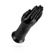 Черный стимулятор Double Trouble Fisting Dildo - 30,7 см. - 4