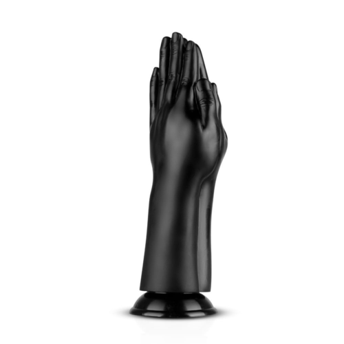 Черный стимулятор Double Trouble Fisting Dildo - 30,7 см. - 0