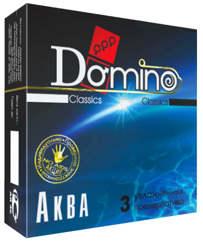 Презервативы Domino Аква - 3 шт. - 0