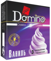 Ароматизированные презервативы Domino Ваниль - 3 шт. - 0