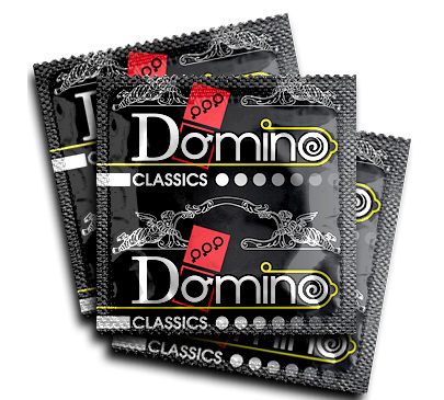 Ароматизированные презервативы Domino Земляника - 3 шт. - 1