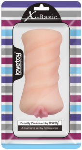 Телесный мастурбатор-вагина X-Basic Pocket Pussy без вибрации - 1