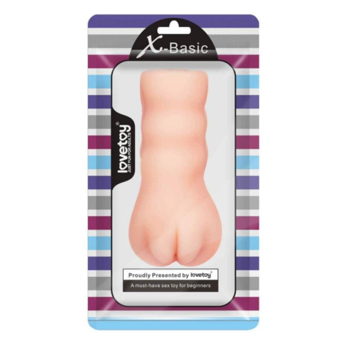 Телесный мастурбатор-вагина X-Basic Pocket Pussy - 1