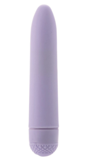 Фиолетовый вибромассажер FIRST TIME MINI VIBE - 11,5 см. - 0