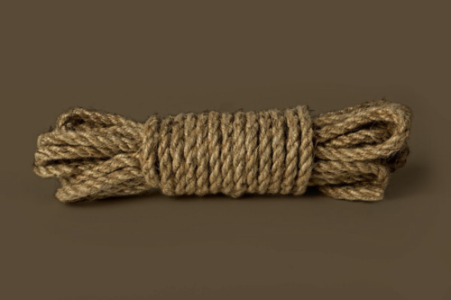 Пеньковая верёвка для бондажа Shibari Rope - 10 м. - 0