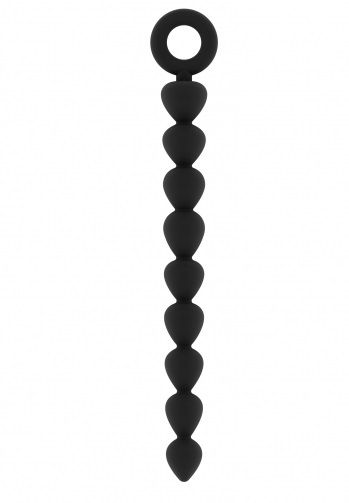 Чёрная анальная цепочка Anal Chain No.28 - 24,5 см. - 0