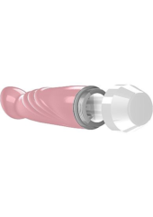 Розовый вибратор Livvy со скошенной головкой - 15,5 см. - 1